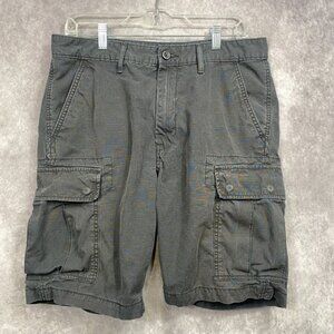 Levis Cargo Shorts Mens 32 fits (34) Gray White Tag Utility Gorpcore Outdoors